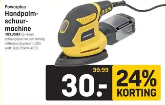 Hubo Powerplus Handpalm- schuur- machine aanbieding