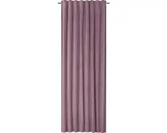 Hornbach SOLEVITO Gordijn lichtdoorlatend Velvet roze 140x280 cm aanbieding