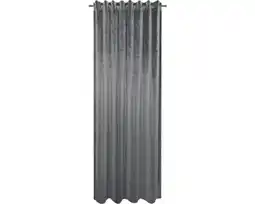 Hornbach SOLEVITO Gordijn verduisterend Velvet antraciet 140x280 cm aanbieding