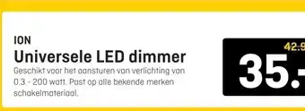 Hubo ION Universele LED dimmer aanbieding