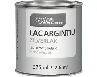 Hornbach STYLECOLOR Zilverlak metaaleffect 375 ml aanbieding