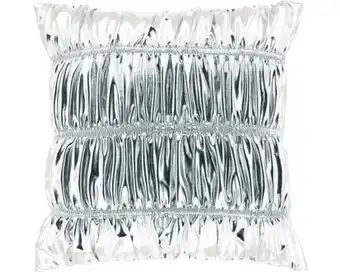 Hornbach UNIQUE LIVING Kussen Shine zilver 45x45 cm aanbieding