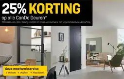 Hubo op alle CanDo Deuren* aanbieding
