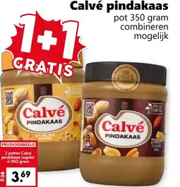 CoopCompact Calvé pindakaas aanbieding