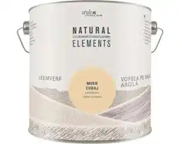 Hornbach NATURAL ELEMENTS Leemverf Moed zandbruin 2,5 l aanbieding