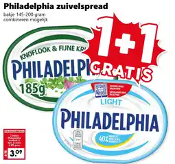 CoopCompact Philadelphia zuivelspread aanbieding