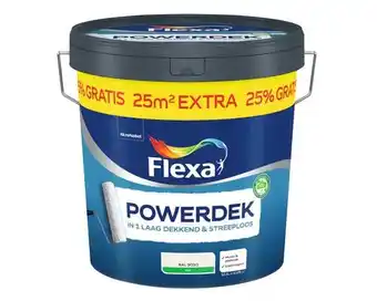 Hornbach FLEXA Powerdek muren & plafonds wit RAL 9010 10 l + 25% aanbieding