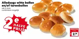 CoopCompact Alledaags witte bollen en/of tarwebollen aanbieding