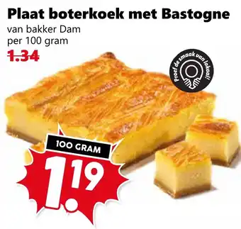 CoopCompact Plaat boterkoek met Bastogne aanbieding