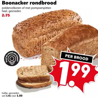 CoopCompact Boonacker rondbrood aanbieding
