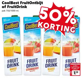 CoopCompact CoolBest FruitOntbijt of FruitDrink aanbieding