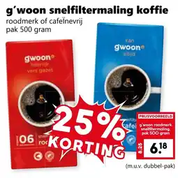 CoopCompact g'woon snelfiltermaling koffie aanbieding