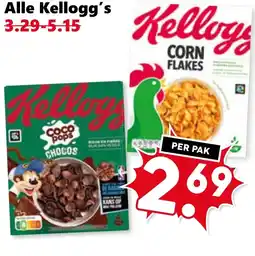CoopCompact Alle Kellogg's aanbieding
