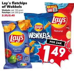 CoopCompact Lay's flatchips of Wokkels aanbieding