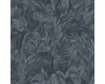 Hornbach ERISMANN Vliesbehang bladeren blauw aanbieding