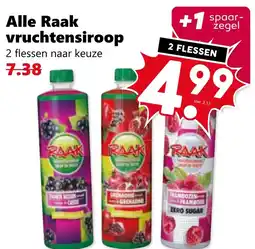 CoopCompact Alle Raak vruchtensiroop aanbieding