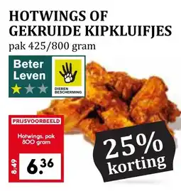 CoopCompact HOTWINGS OF GEKRUIDE KIPKLUIFJES aanbieding