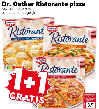 CoopCompact Dr. Oetker Ristorante pizza aanbieding