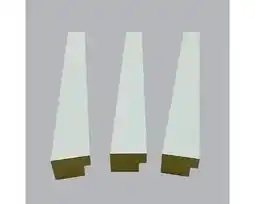 Hornbach Decorlijst white 2600x25x18 mm aanbieding