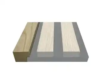 Hornbach Decorlijst natural oak 2600x25x18 mm aanbieding