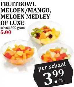 Coop FRUITBOWL MELOEN/MANGO, MELOEN MEDLEY OF LUXE aanbieding
