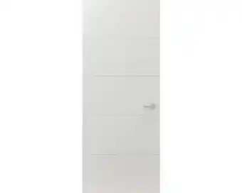 Hornbach PERTURA Binnendeur 852 stomp links wit afgelakt 201,5x83 cm aanbieding