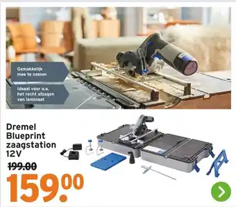 GAMMA Dremel Blueprint zaagstation 12V aanbieding