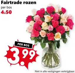 Coop Fairtrade rozen aanbieding