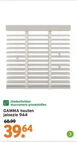 GAMMA GAMMA houten jaloezie 944 aanbieding