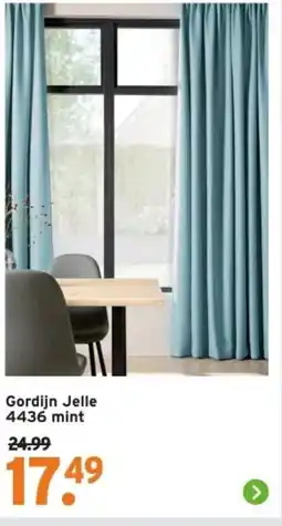 GAMMA Gordijn Jelle 4436 mint aanbieding