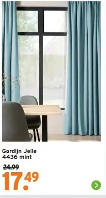 GAMMA Gordijn Jelle 4436 mint aanbieding