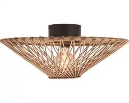 Hornbach CHERICONI Plafondlamp Capello Ø 50 cm nature bamboe aanbieding
