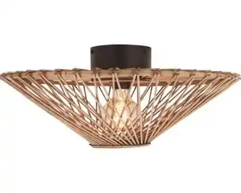 Hornbach CHERICONI Plafondlamp Capello Ø 50 cm nature bamboe aanbieding