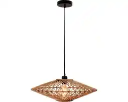 Hornbach CHERICONI Hanglamp Capello Ø 50 cm nature bamboe aanbieding