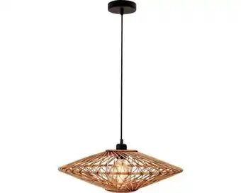 Hornbach CHERICONI Hanglamp Capello Ø 50 cm nature bamboe aanbieding