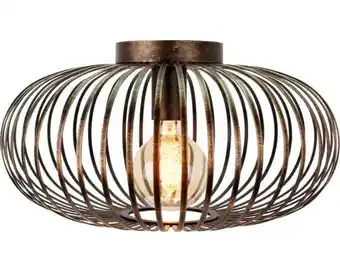 Hornbach CHERICONI Plafondlamp Curvato Ø 40 cm brons aanbieding