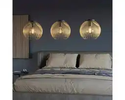 Hornbach EGLO Hanglamp Venezuela 3-lichts goud-zwart aanbieding