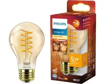 Hornbach PHILIPS LED Filamentlamp vintage led 7W/E27 A60 warmwit aanbieding