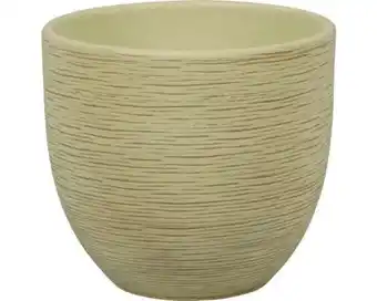 Hornbach PASSION FOR POTTERY Bloempot Le Havre Aardewerk crème Ø 14 cm H 12 cm aanbieding