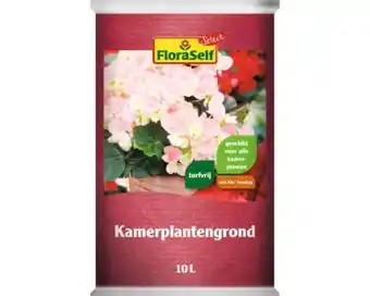 Hornbach FLORASELF NATURE Potgrond kamerplanten turfvrij 10 liter aanbieding