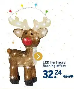 GAMMA LED hert acryl flashing effect aanbieding