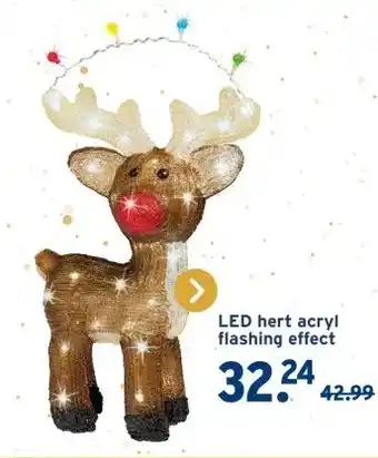 GAMMA LED hert acryl flashing effect aanbieding