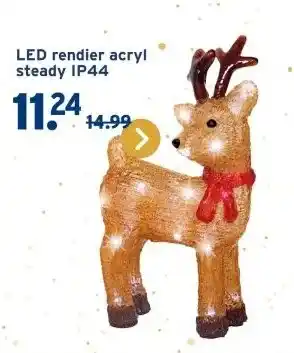 GAMMA LED rendier acryl steady IP44 aanbieding
