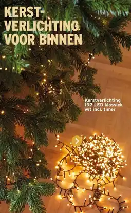 GAMMA Kerstverlichting 192 LED klassiek wit incl. timer aanbieding