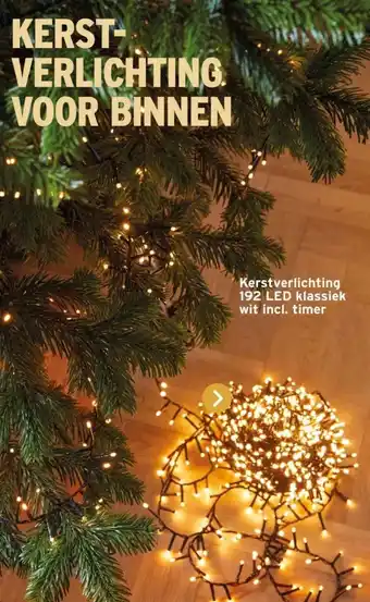 GAMMA Kerstverlichting 192 LED klassiek wit incl. timer aanbieding
