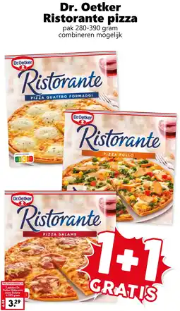 Coop Dr. Oetker Ristorante pizza aanbieding