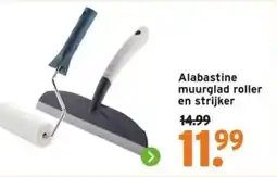 GAMMA Alabastine muurglad roller en strijker aanbieding