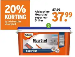 GAMMA Alabastine Muurglad superieur aanbieding