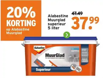 GAMMA Alabastine Muurglad superieur aanbieding
