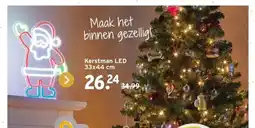 GAMMA Kerstman LED aanbieding